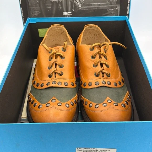John Fluevog The Living 2.0 Studly, Studded Wingtip Oxford Shoes